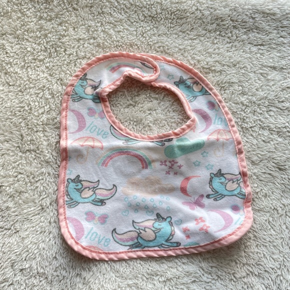 10pk Baby Girl Bibs - Picture 6 of 11